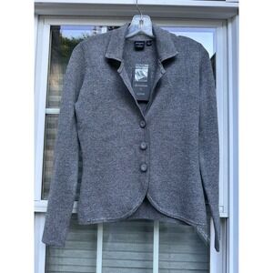 Devotion By Cyrus Womens Gray Long Sleeve Cardigan Sweater Size Small New